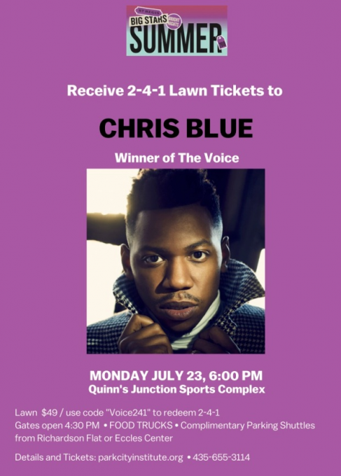 Chris Blue at Chester Fritz Auditorium