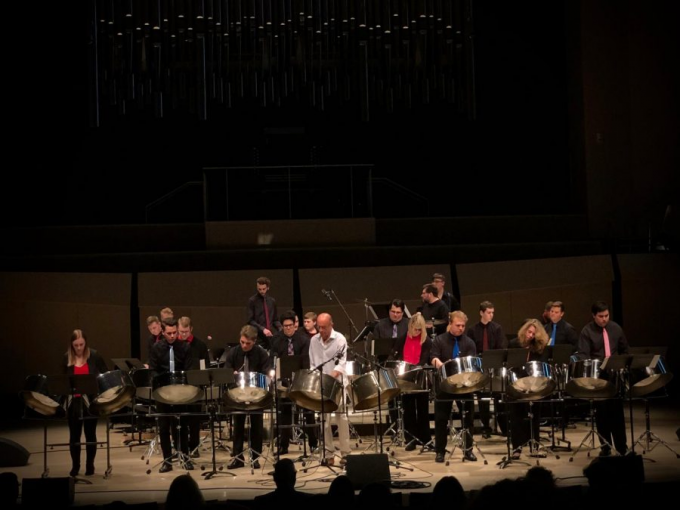 Steel Band at Chester Fritz Auditorium