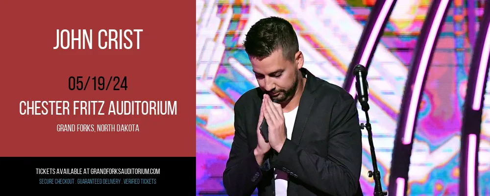 John Crist at Chester Fritz Auditorium